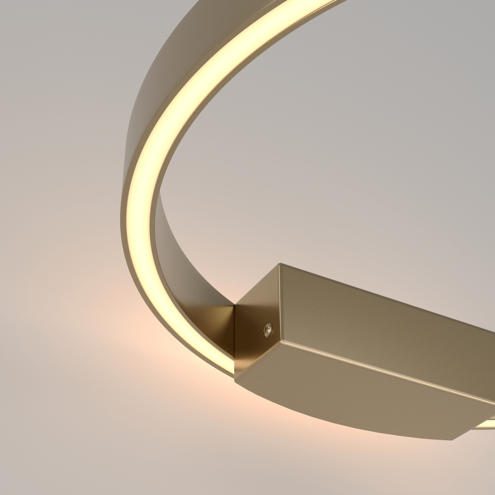 Бра, настенный светодиодный светильник круг, кольцо минимализм Maytoni Rim MOD058WL-L25BS3K
