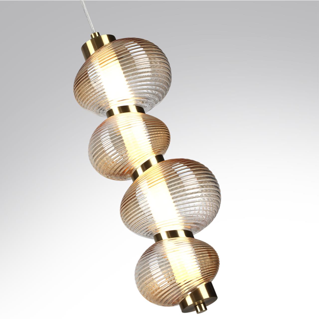 Подвесной светильник с рельефными плафонами Odeon Light BRUCO 5095/17L