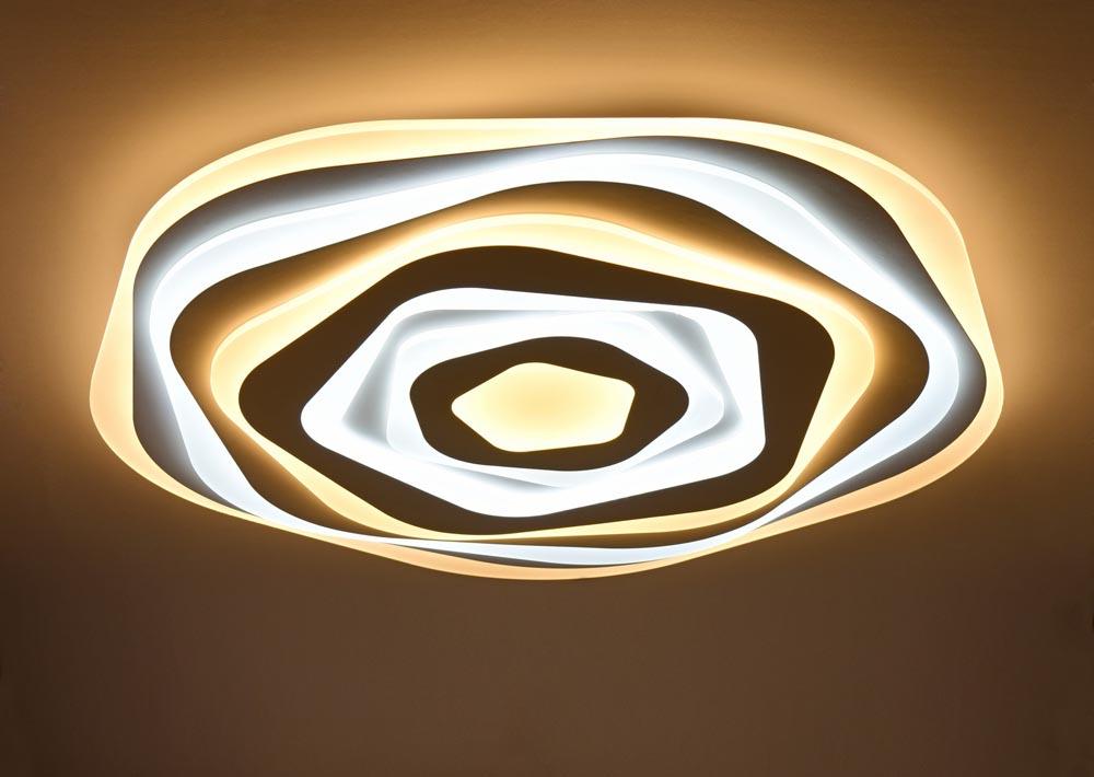 Потолочный светодиодный светильник с пультом ДУ Omnilux Carmonetti OML-05507-80