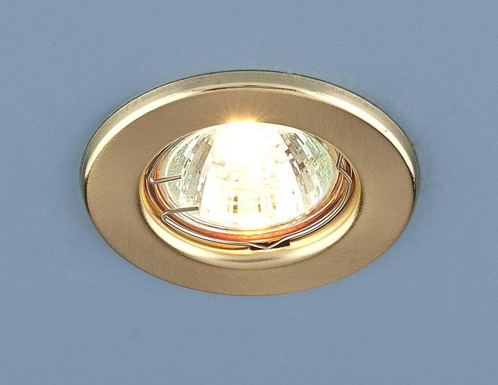 Встраиваемый светильник Elektrostandard 9210 MR16 SGD золото матовое 4690389055577