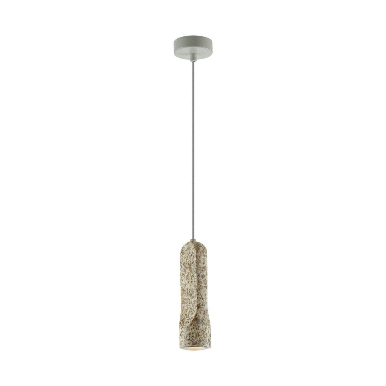 Подвесной светильник из керамогранита в сером оттенке Odeon Light  PIETRA 7010/1A