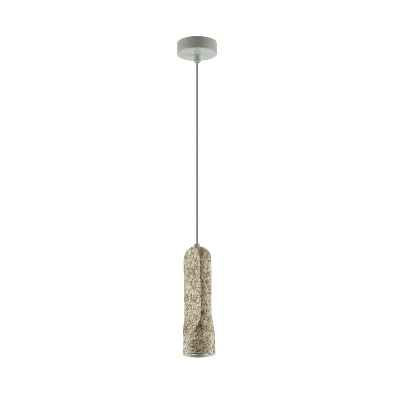Подвесной светильник из керамогранита в сером оттенке Odeon Light  PIETRA 7010/1A