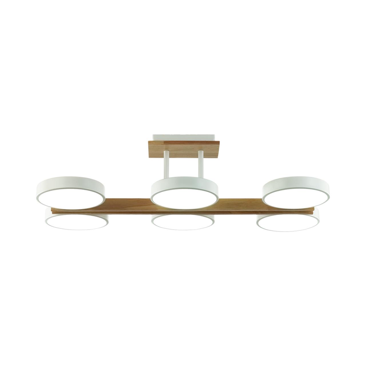 Потолочная люстра в скандинавском стиле из дерева Lumion  PLATO 8030/108CL