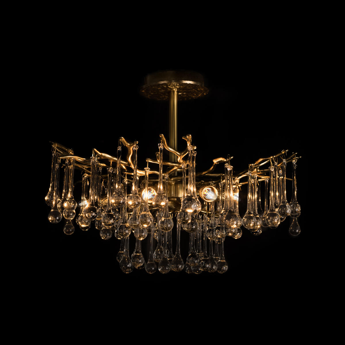 Потолочная люстра на штанге в виде веток Loft It Coral 10351/460C AB