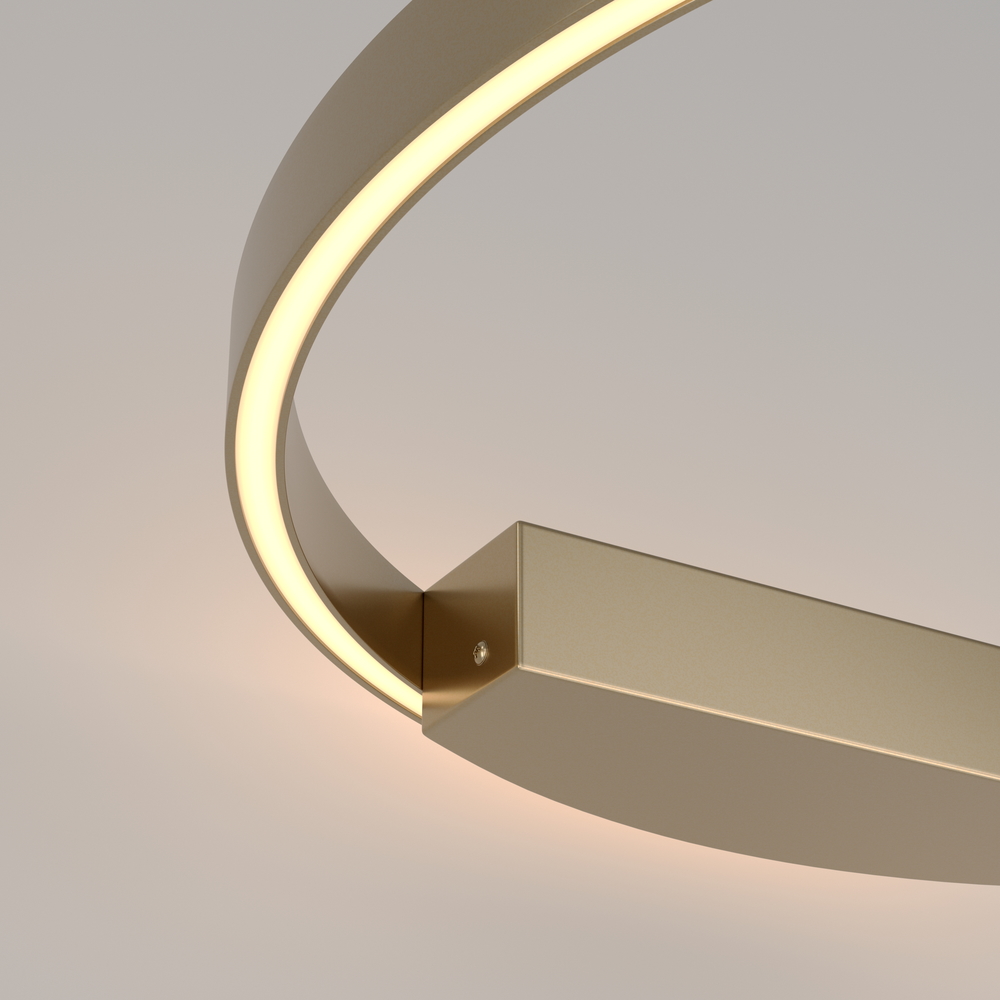 Бра, настенный светодиодный светильник круг, кольцо минимализм Maytoni Rim MOD058WL-L35BS3K