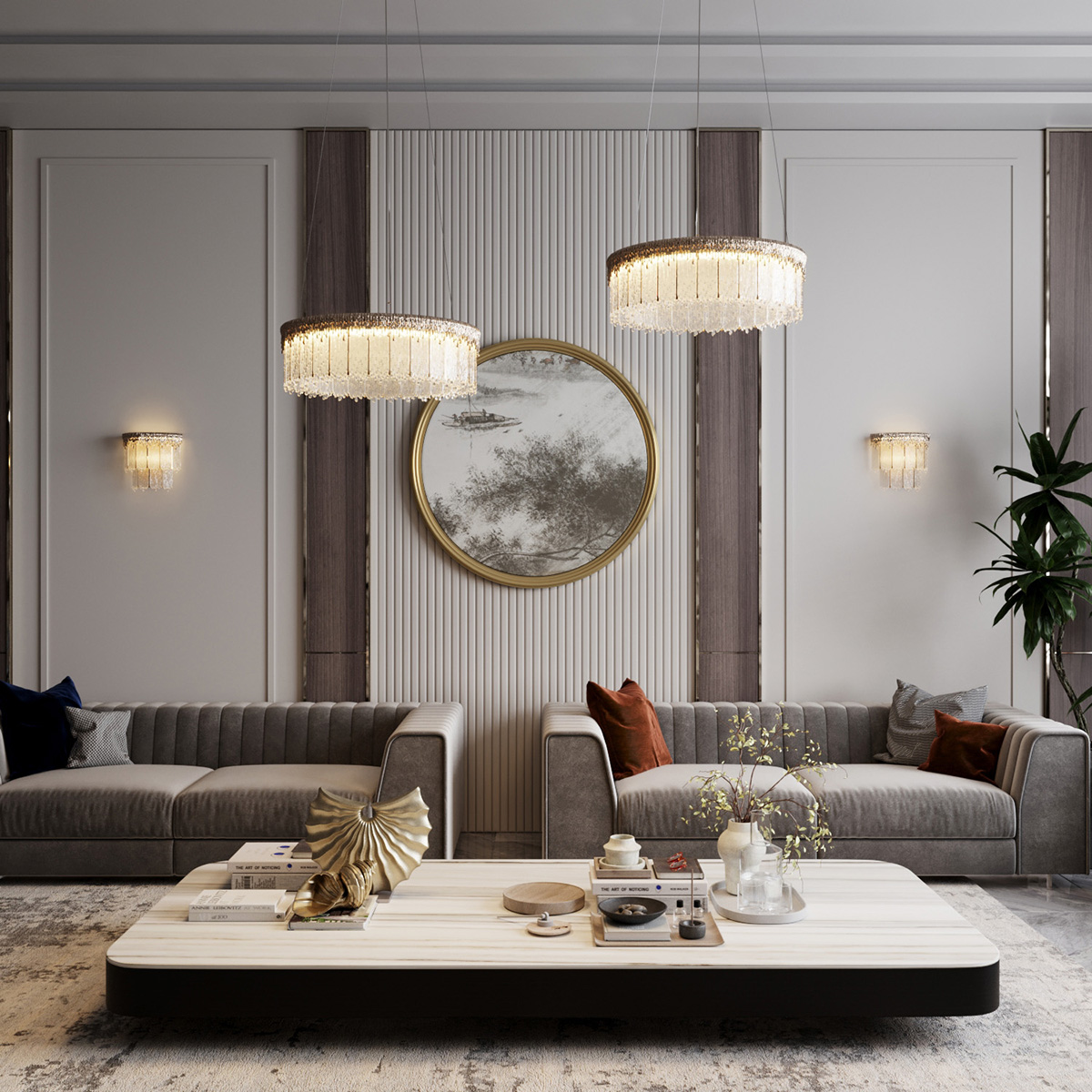 Настенный стеклянный светильник Odeon Light CLEO 5091/20WL