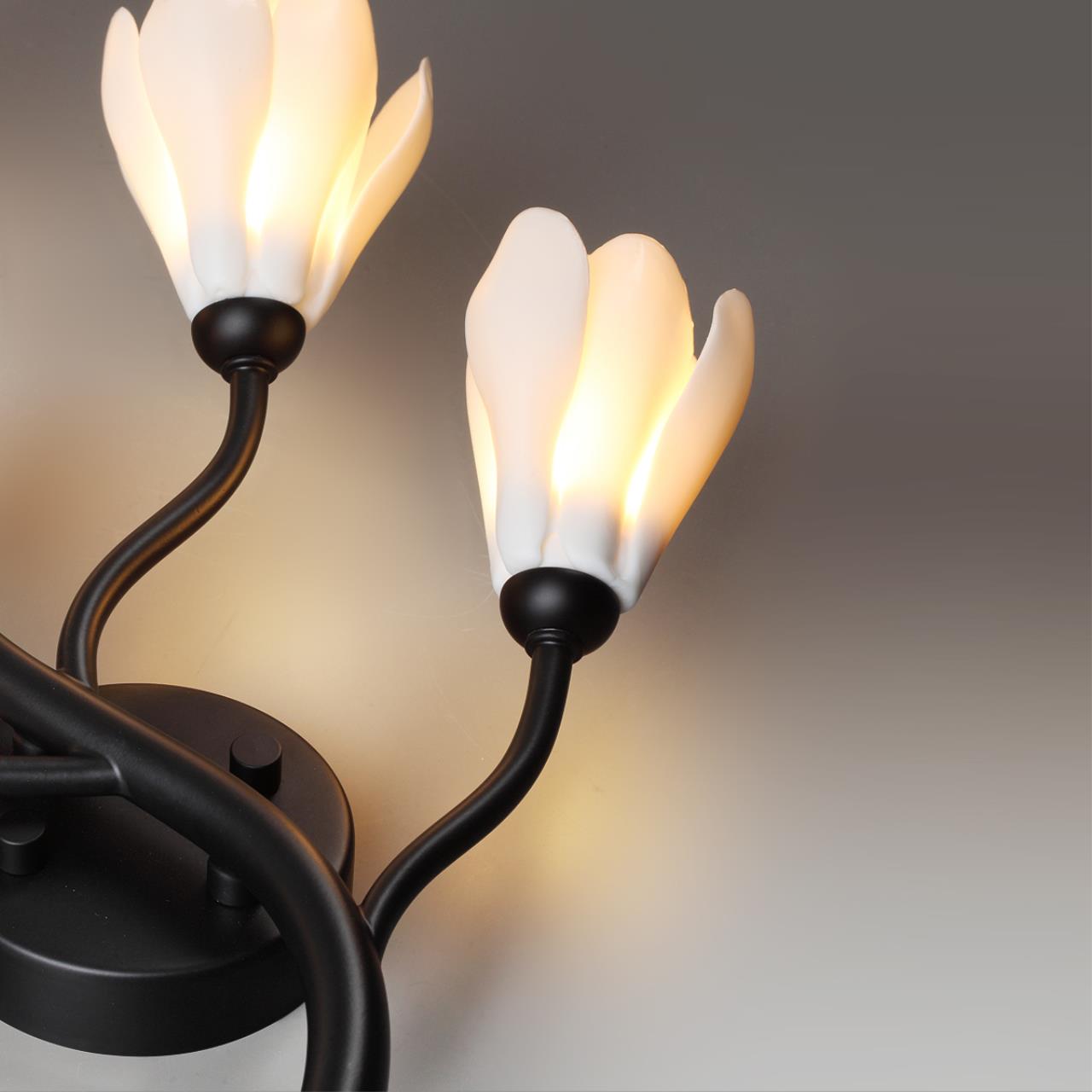 Настенный светильник в виде цветов Odeon Light GARDI 5090/5W