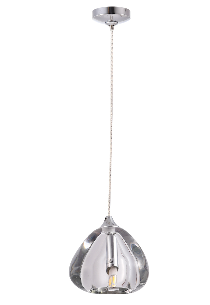 Подвесной дизайнерский светильник Crystal Lux VERANO VERANO SP1 TRANSPARENT