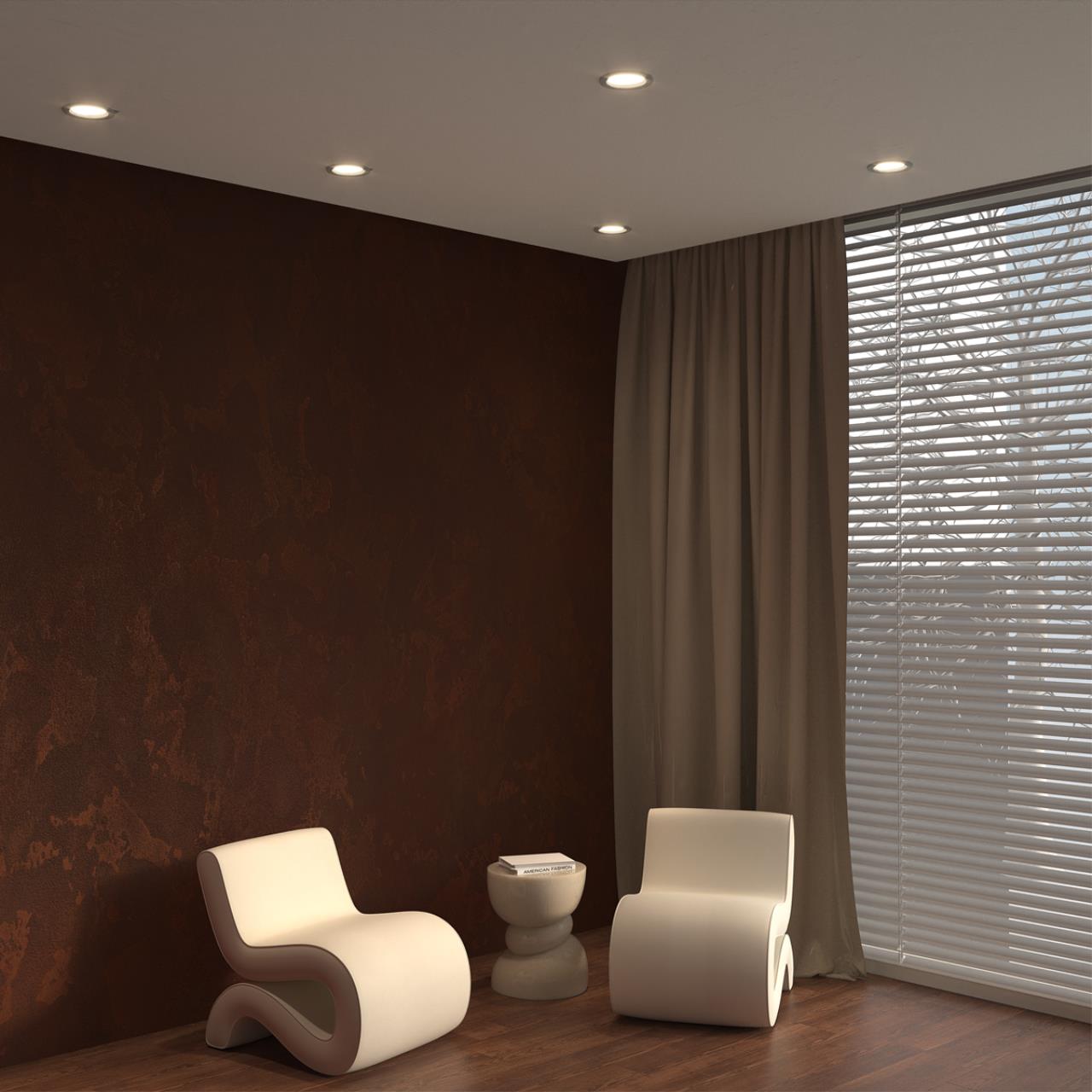 Светильник встраиваемый с переключателем цв. температуры Novotech DRUM 359414