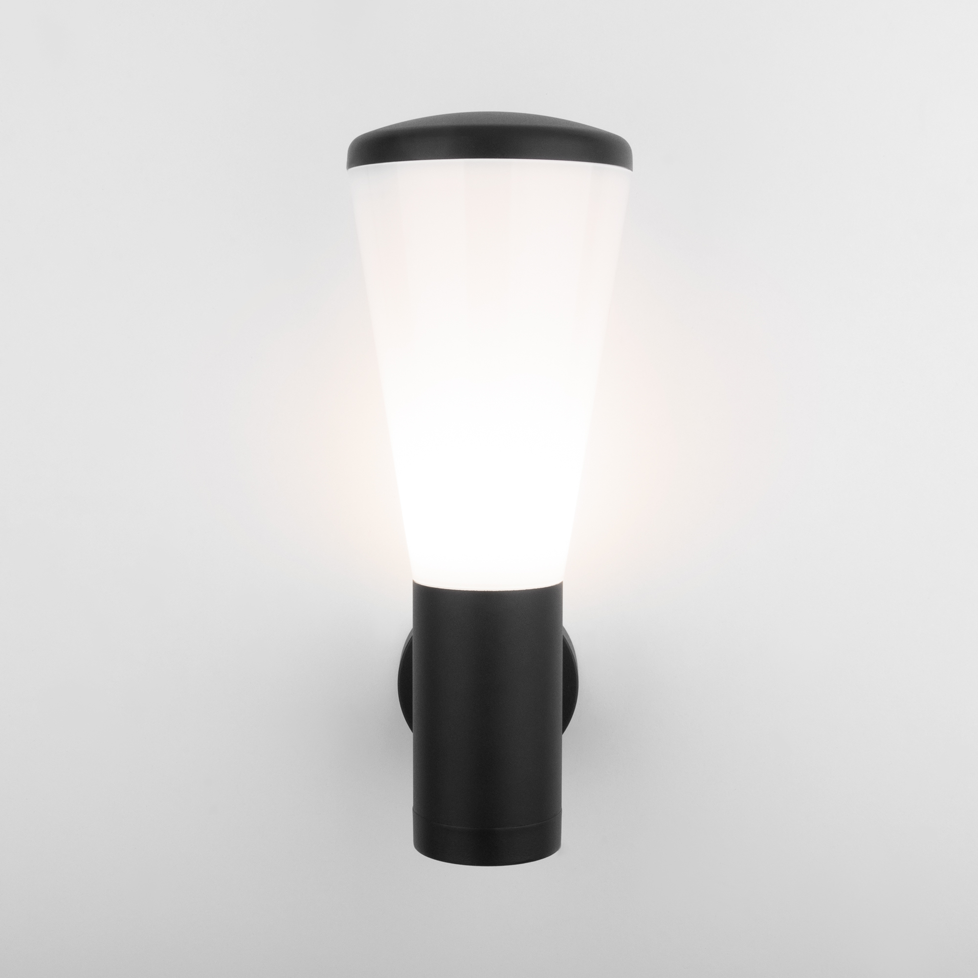 Уличный настенный светильник Elektrostandard Cone 1416 TECHNO черный