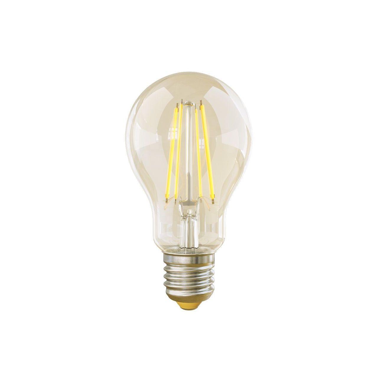 Лампа светодиодная диммируемая E27 8W 2800К груша прозрачная VG10-А1E27warm8W-FD 5489