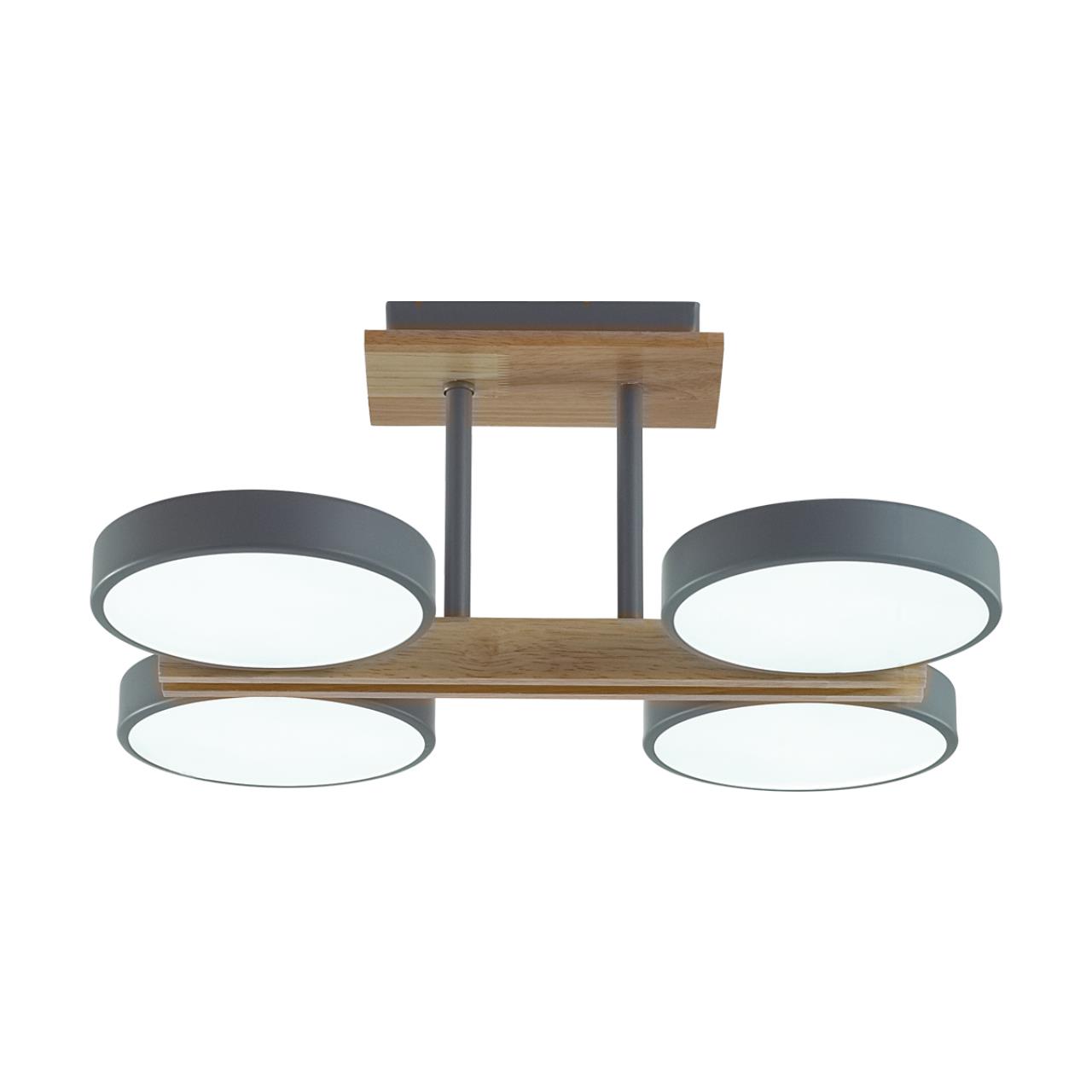 Потолочная люстра в скандинавском стиле из дерева Lumion  PLATO 8031/72CL