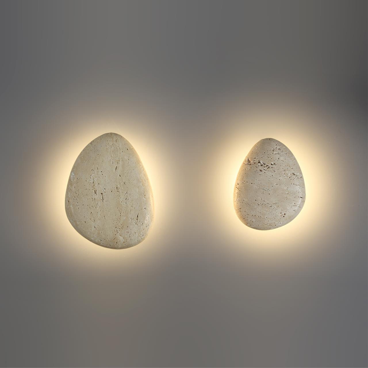 Настенный светильник из камня травертин Odeon Light  TRAVERTINO 7034/5WL