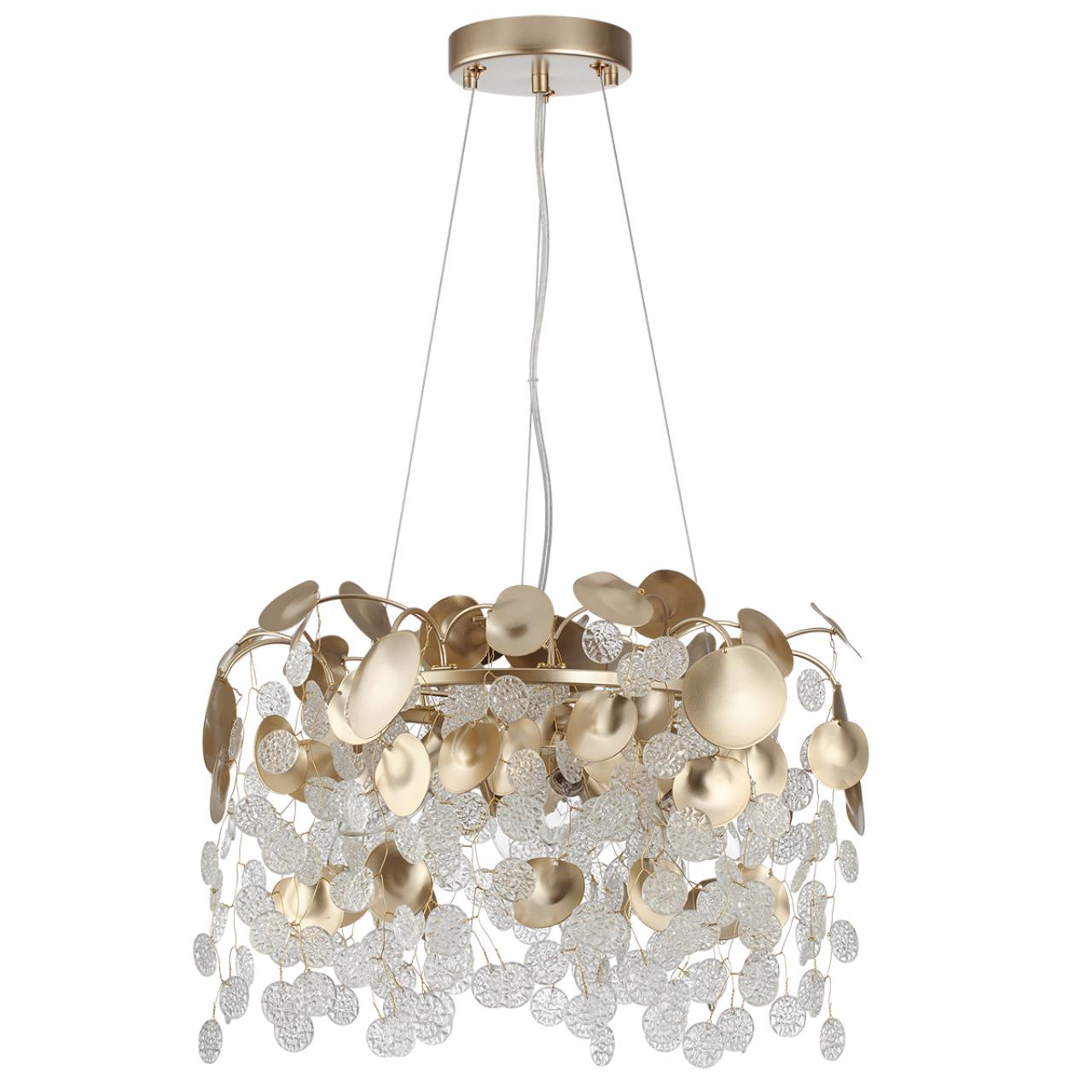 Подвесная люстра со стеклянными монетками Odeon Light COINS 5104/6