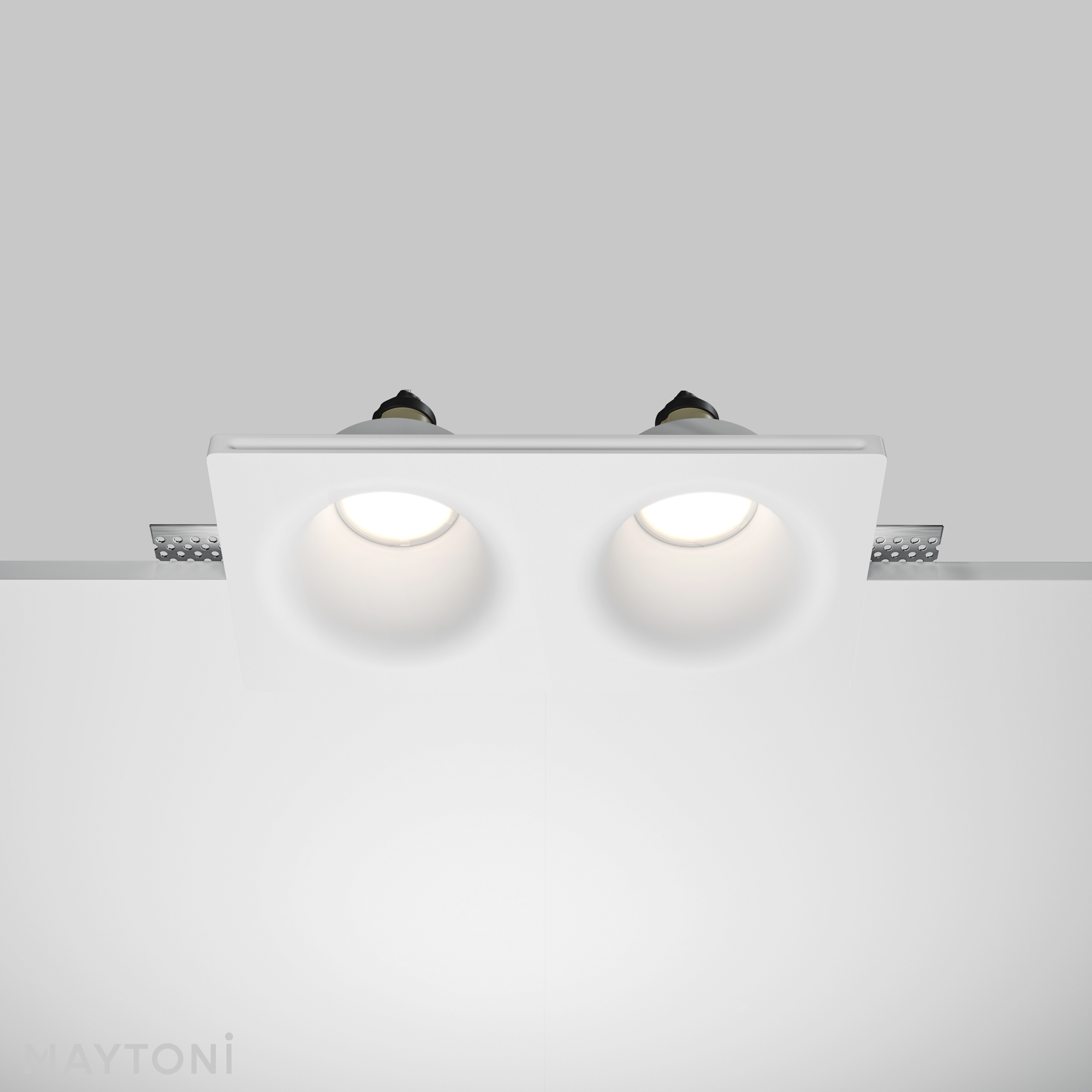 Встраиваемый светильник Maytoni Gyps Modern DL002-DW-02-W