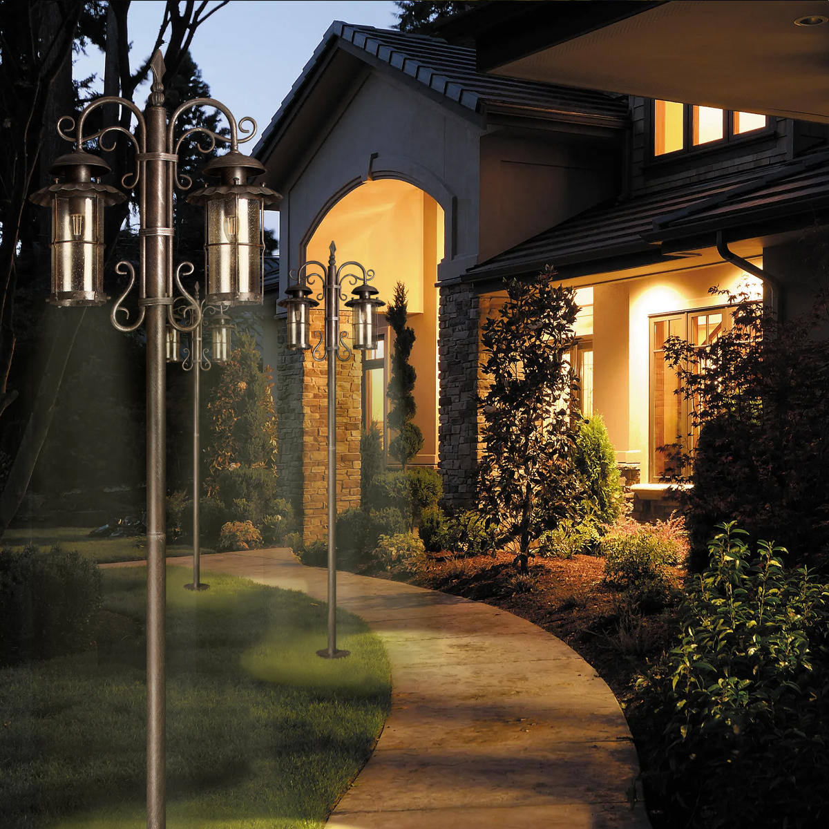 Уличный парковый ландшафтный светильник Loft It Palermo 100015/2L