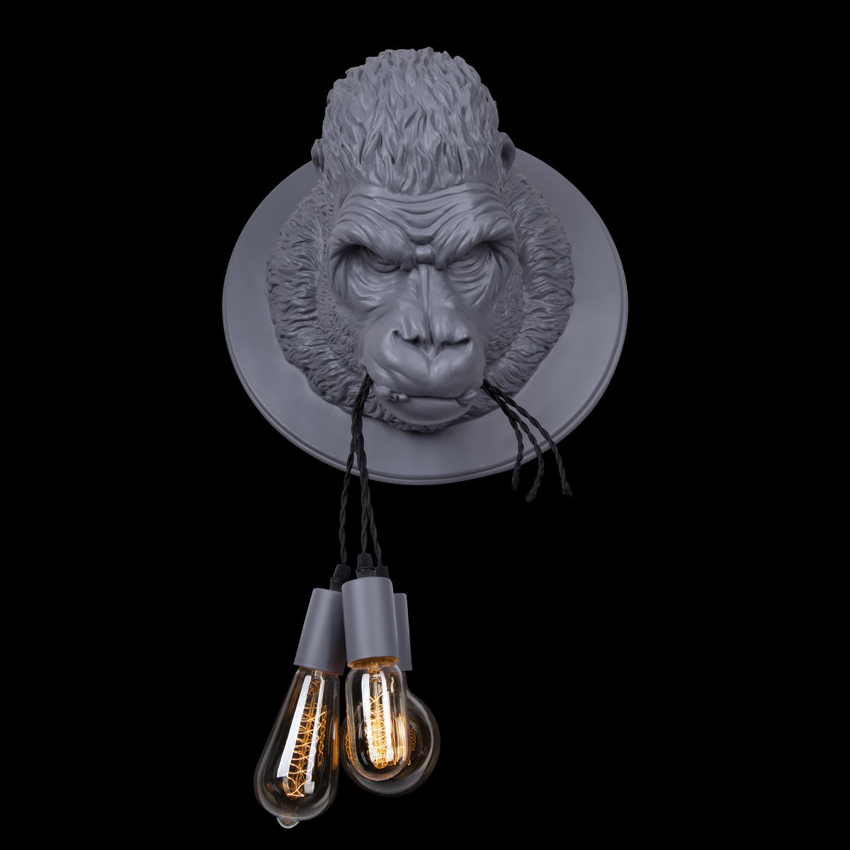 Настенный дизайнерский декоративный светильник Loft It Gorilla  10178 Grey
