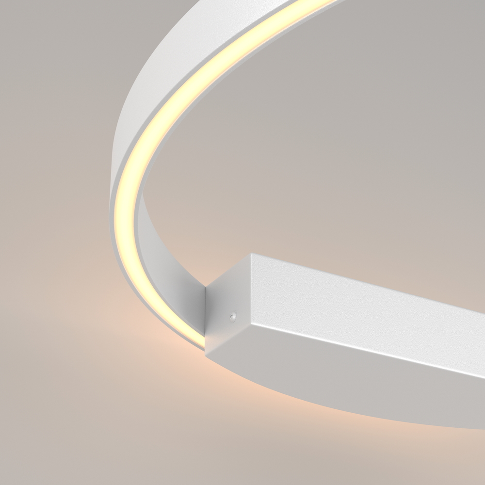 Бра, настенный светодиодный светильник круг, кольцо минимализм Maytoni Rim MOD058WL-L35W4K