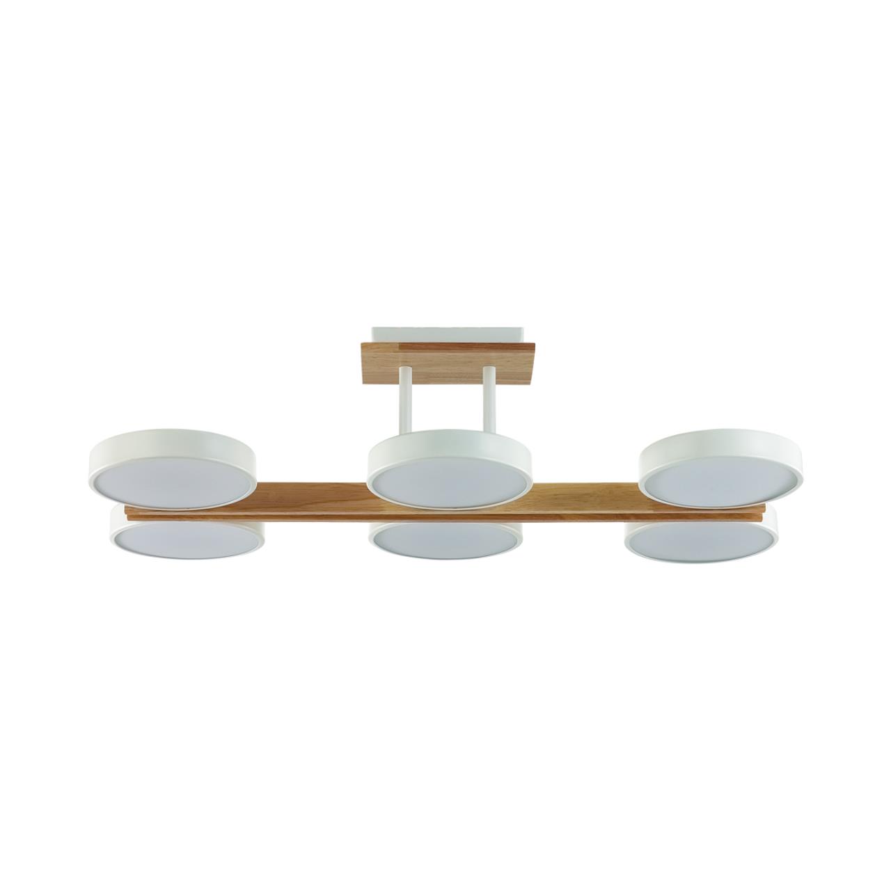 Потолочная люстра в скандинавском стиле из дерева Lumion  PLATO 8030/108CL