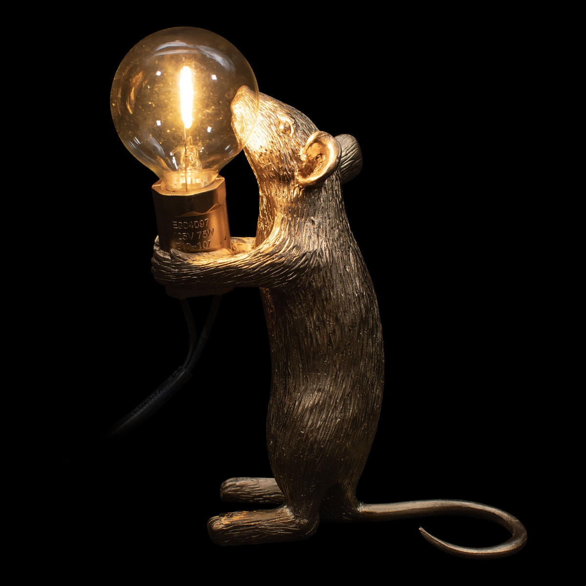 Настольная лампа мышь Loft IT Mouse 10313 Gold