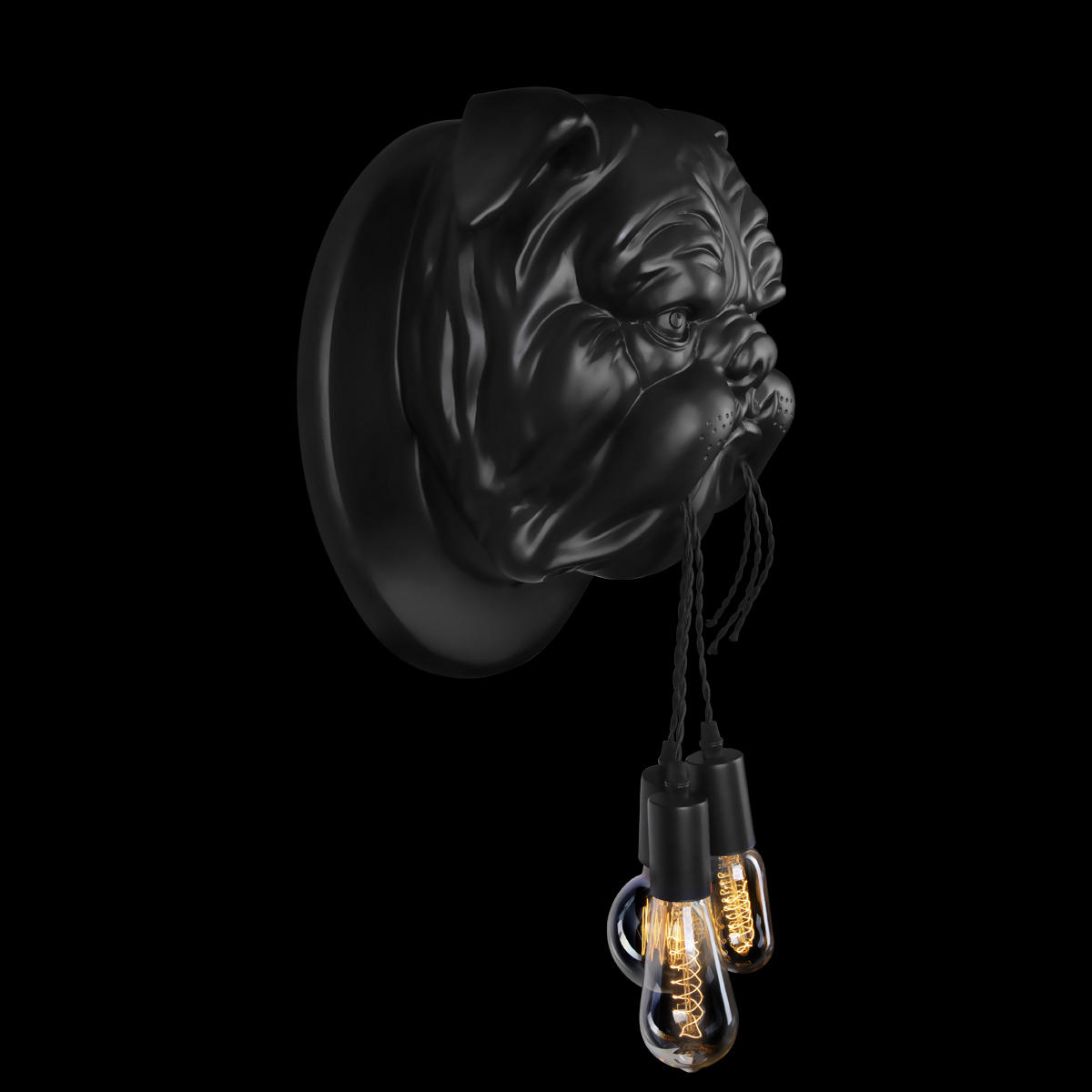 Настенный дизайнерский светильник Loft It Bulldog  10177 Black