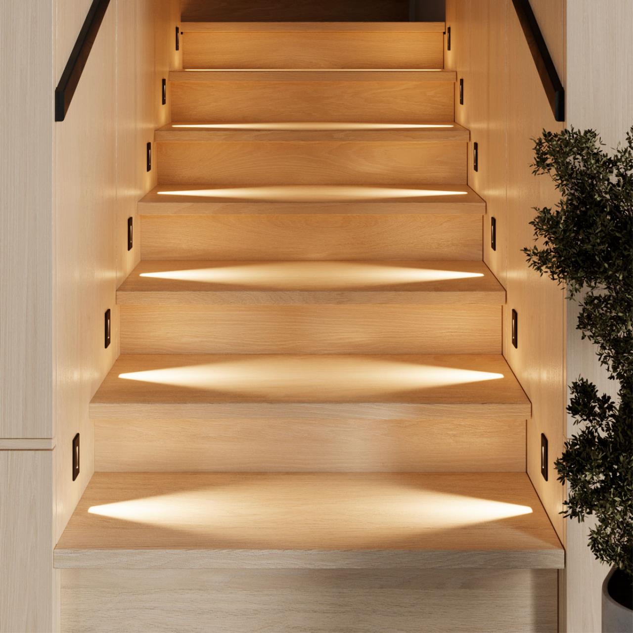 Встраиваемая подсветка для лесниц с монтажной коробкой Odeon Light  ESCALA 7056/3WL