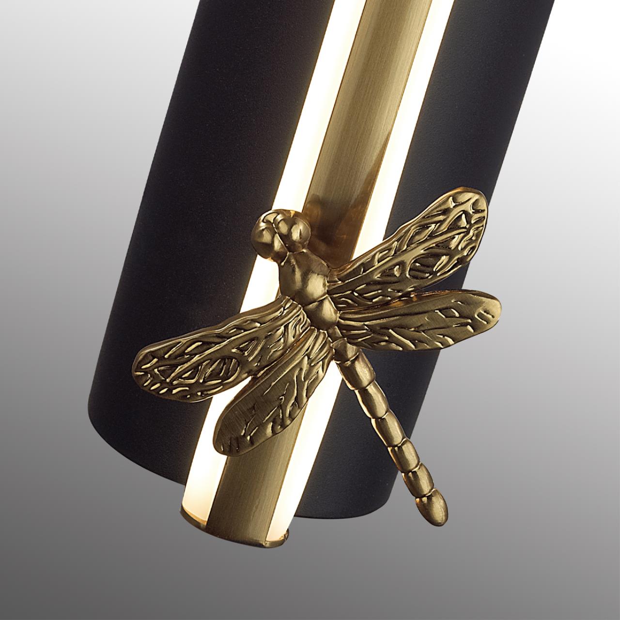 Настенный светильник со стрекозой Odeon Light STREKOZA 5413/13WL