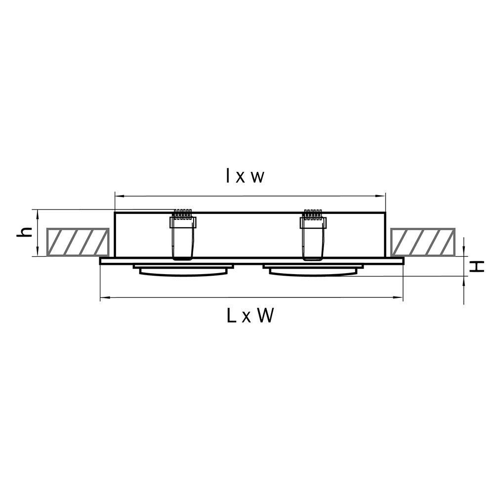 Встраиваемый светильник Lightstar Singo 011604R