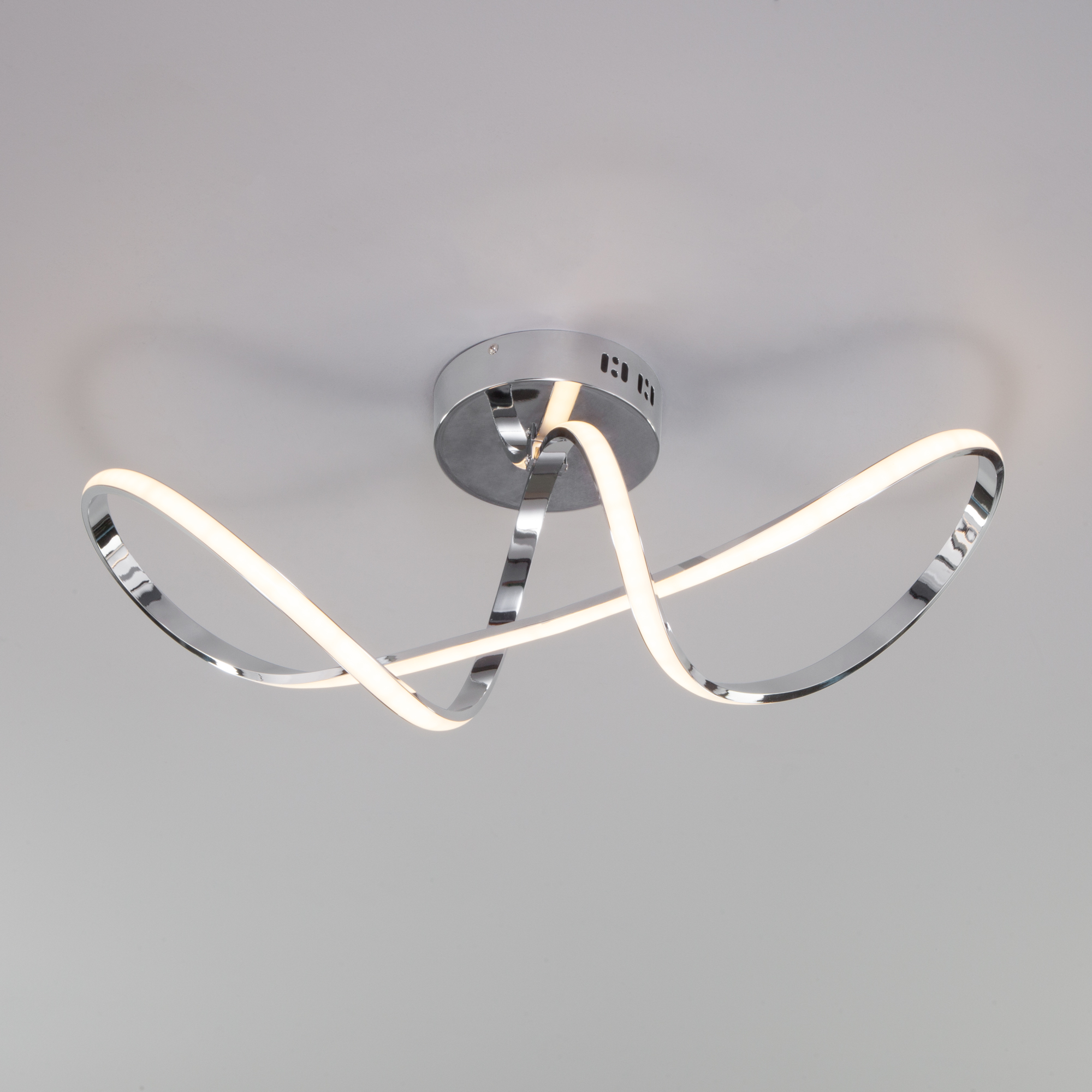 Потолочный светильник с пультом ДУ Eurosvet Fold 90112/1 хром