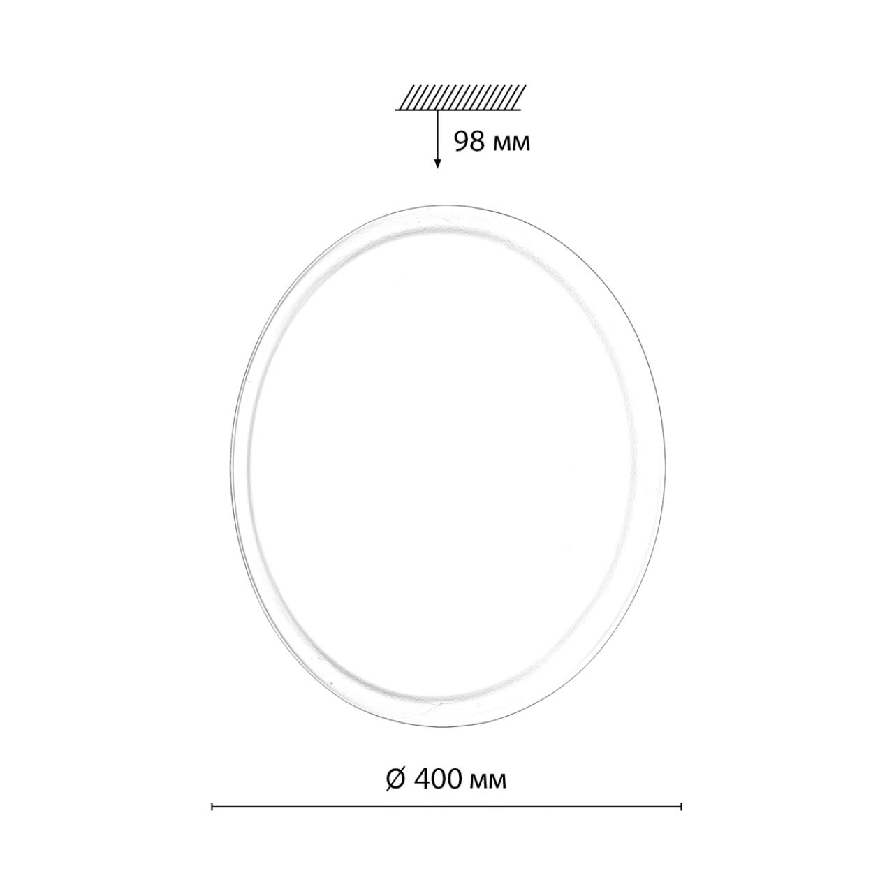 Настенно-потолочный светильник с эффектом звездного мерцания Sonex JOLLY 7776/DLN