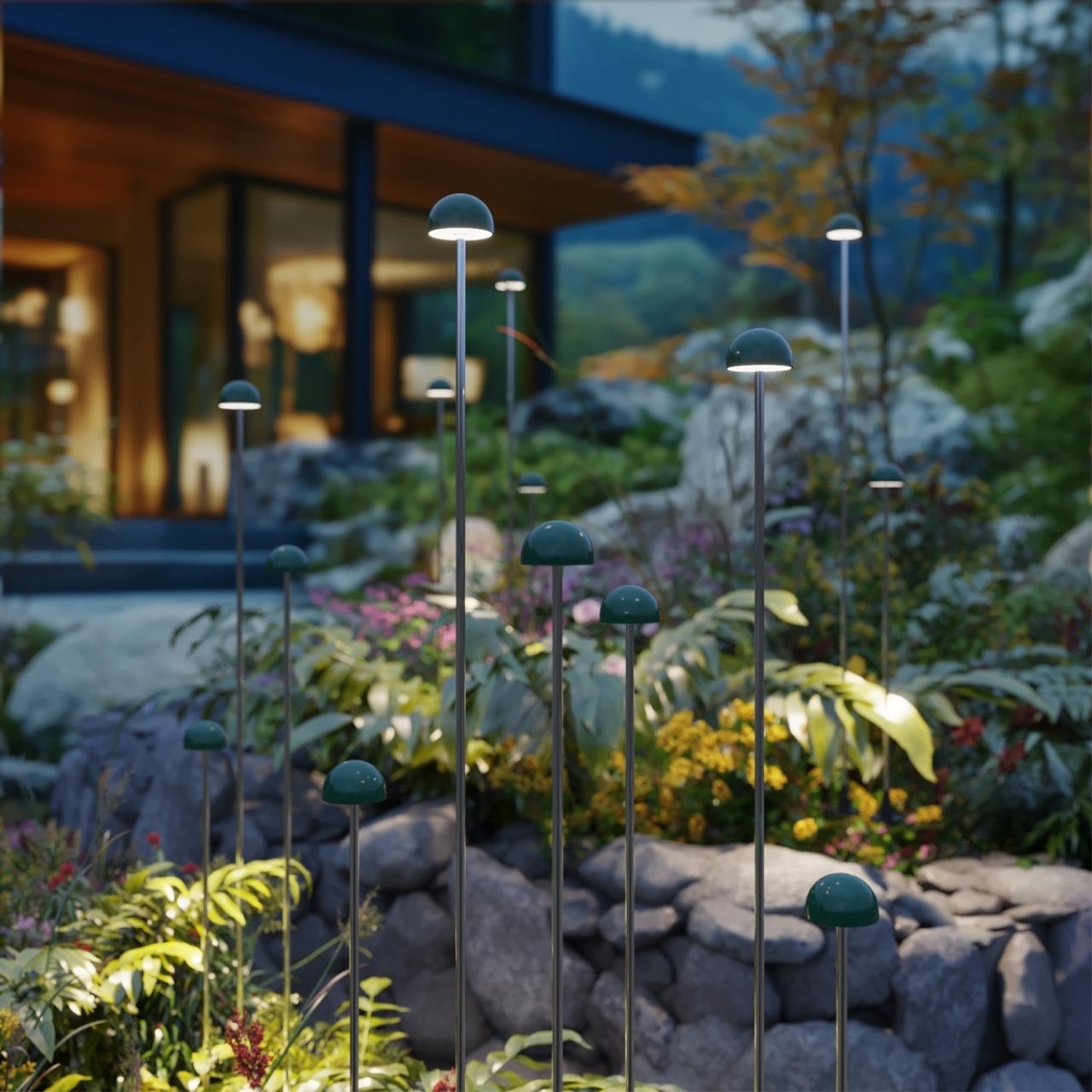 Уличный ландшафтный светильник для установки в грунт Odeon Light VERDE 7122/4GLB