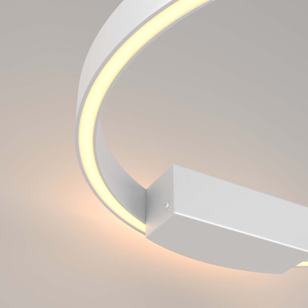 Бра, настенный светодиодный светильник круг, кольцо минимализм Maytoni Rim MOD058WL-L25W3K