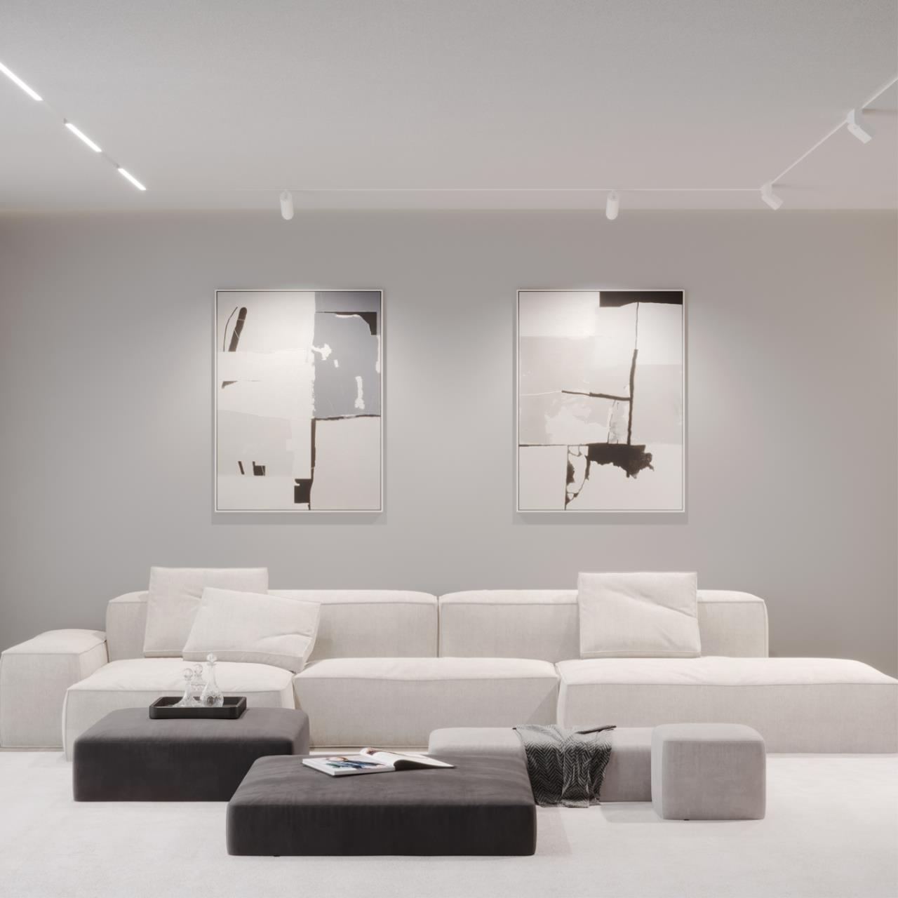 Трековый низковольт. светильник диммир. со сменой цв.температуры Novotech FLUM 359495