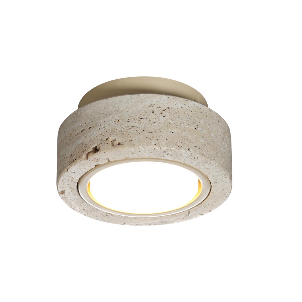 Потолочный светильник из камня травертин Odeon Light  TRAVERTINO 6625/1C