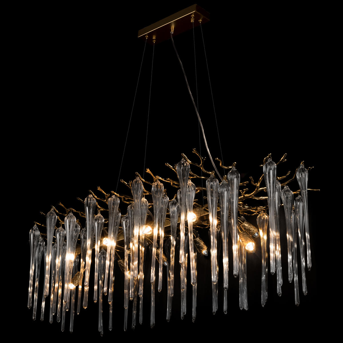 Подвесная люстра в виде веток Loft It Waterfall 10350/1000L AB