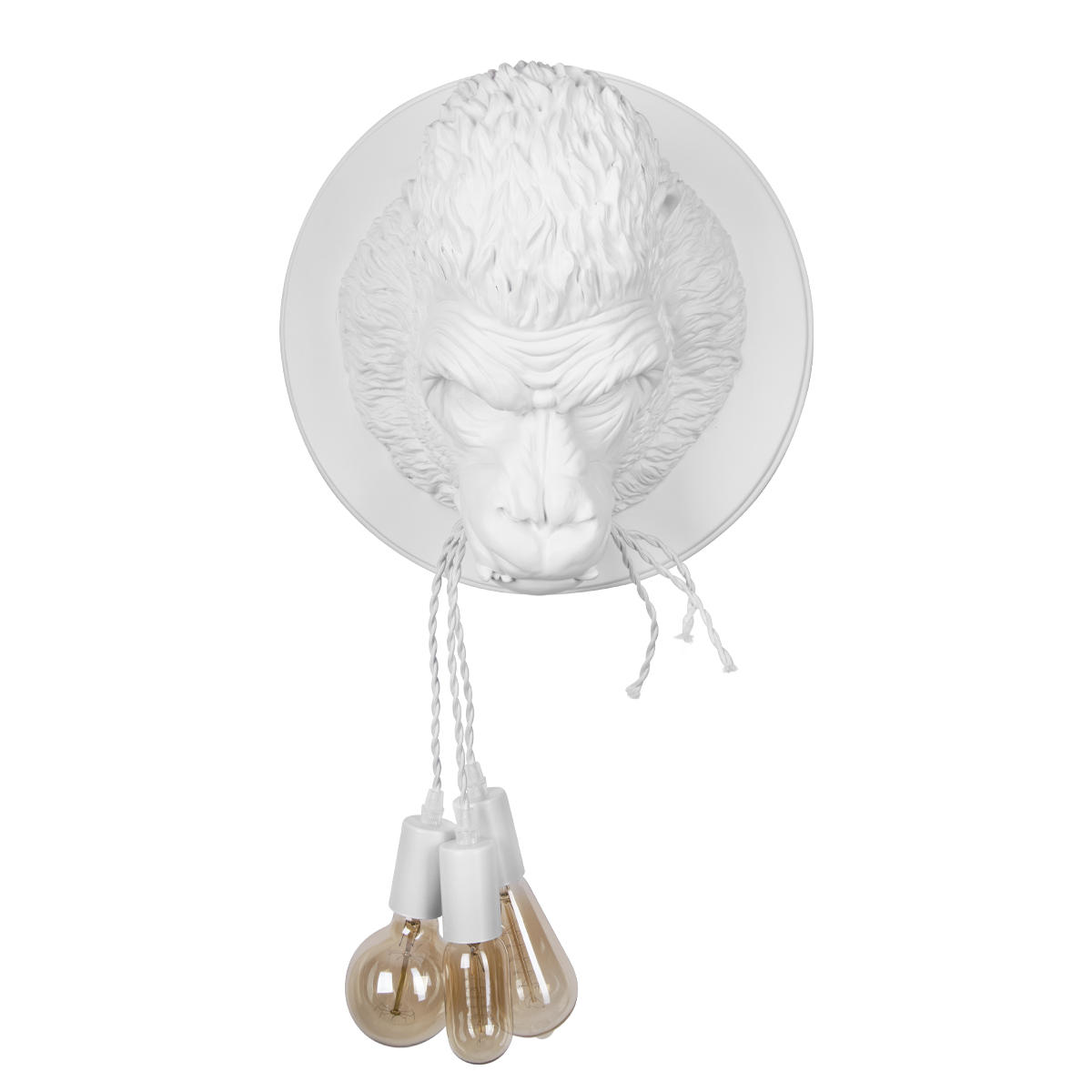 Настенный дизайнерский декоративный светильник Loft It Gorilla  10178 White