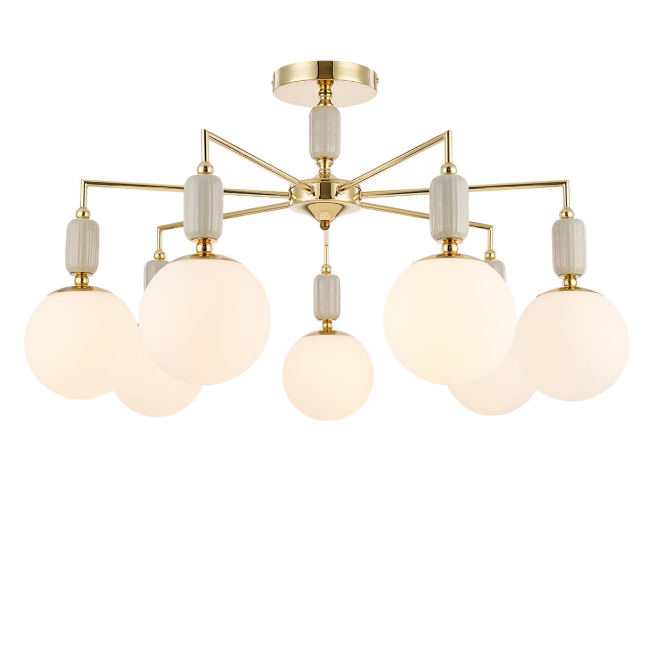 Потолочная люстра с плафонами шарами Lumion  VIVIEN 6580/7C