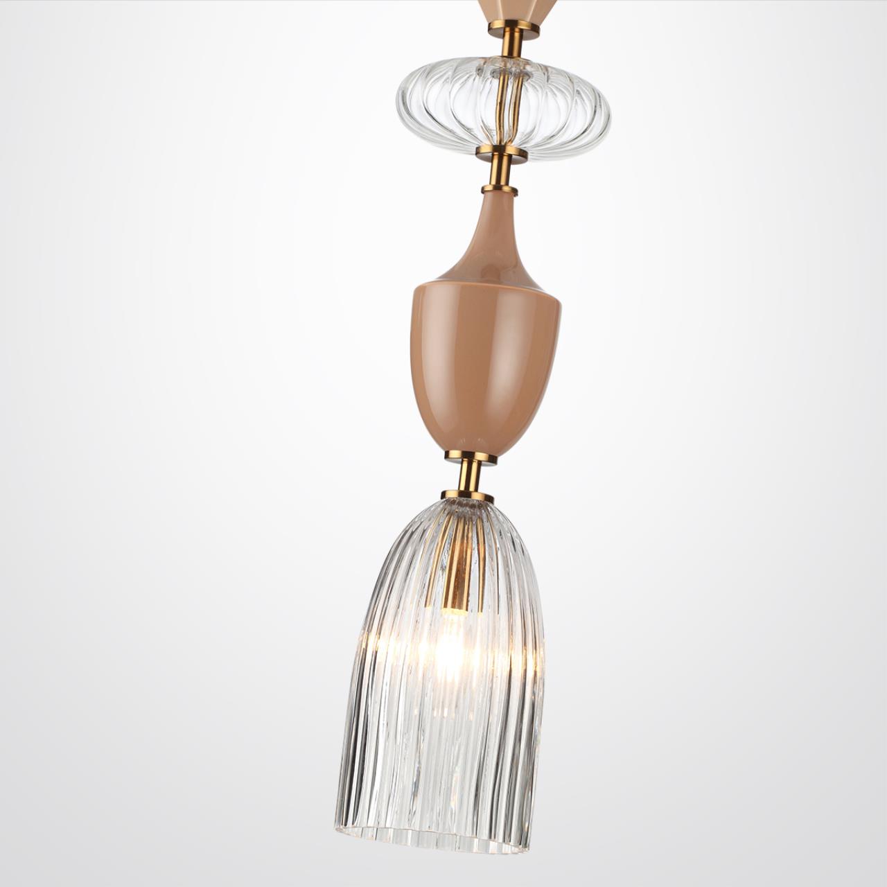 Настенный дизайнерский светильник из керамики и стекла Odeon Light TERRA 5414/1W