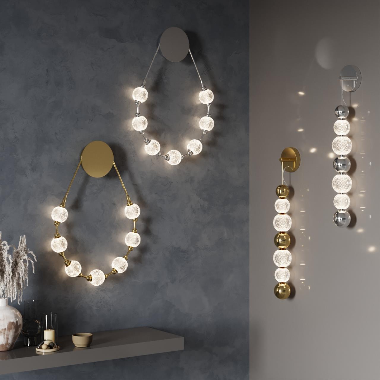 Настенный светодиодный светильник, бра Odeon Light CRYSTAL 5007/13WL