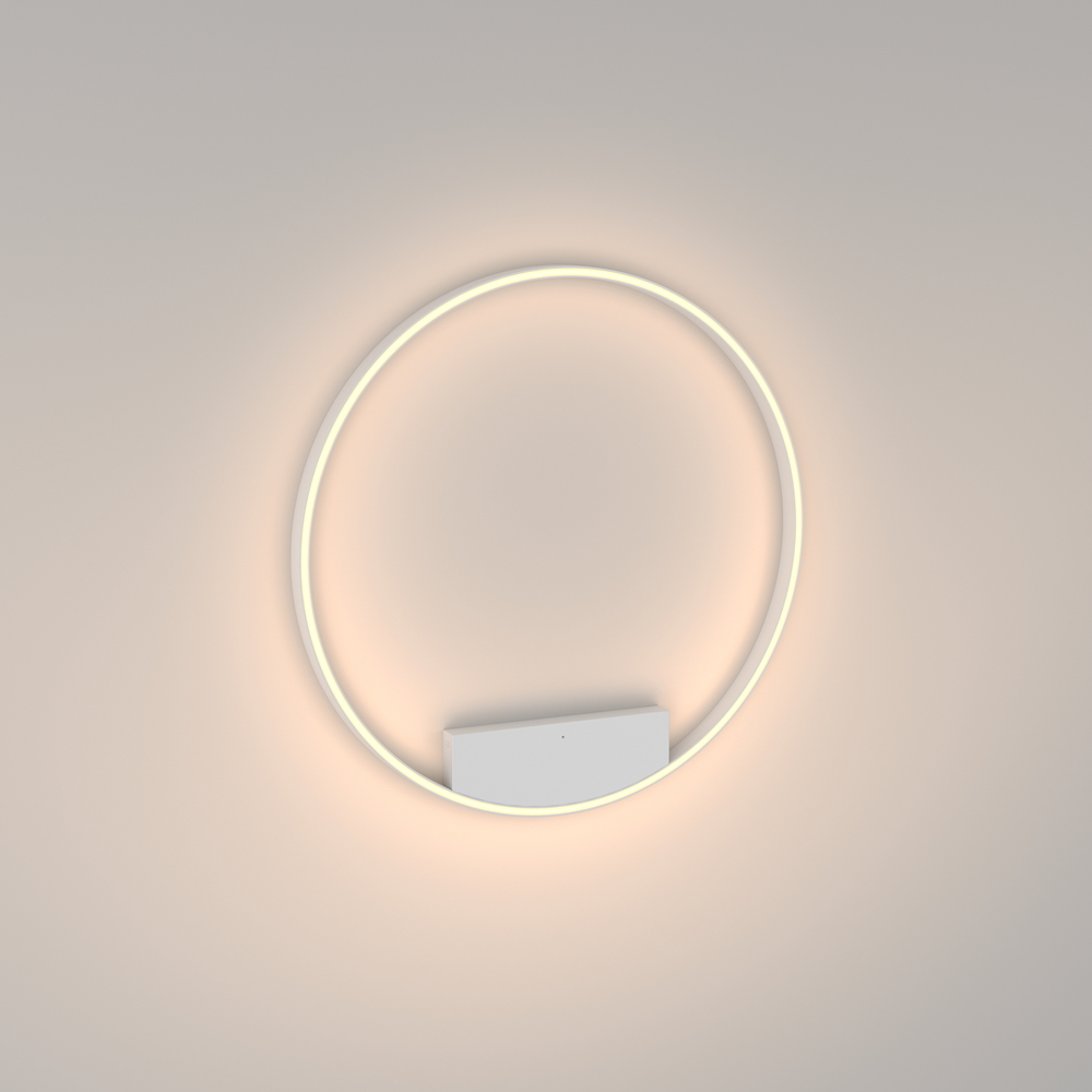 Потолочный светодиодный светильник круг, кольцо минимализм Maytoni Rim MOD058CL-L50W3K
