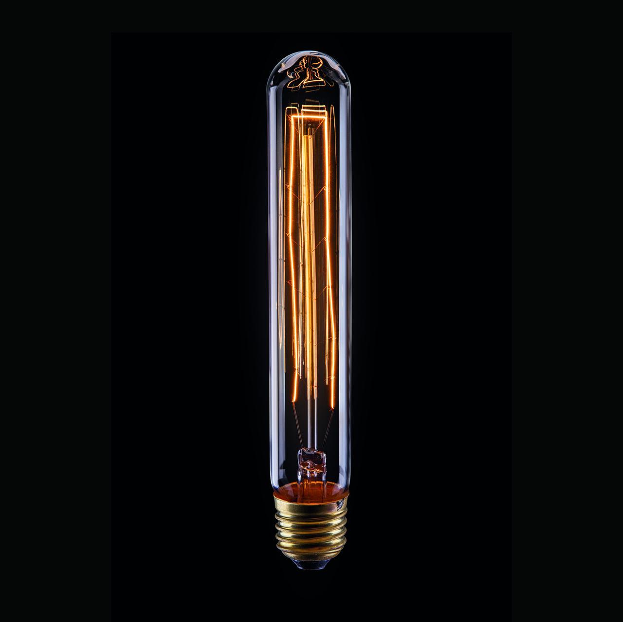 Лампа накаливания E27 60W трубчатая прозрачная VG6-T10MA4-60W 5933