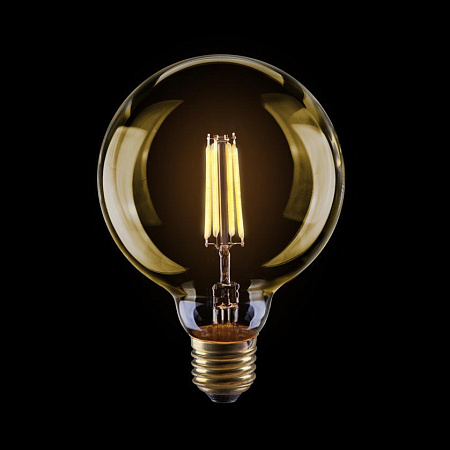 Лампа светодиодная диммируемая E27 4W 2800К шар золотой VG10-G95Gwarm4W 7013 Лампа светодиодная диммируемая E27 4W 2800К шар золотой VG10-G95Gwarm4W 7013