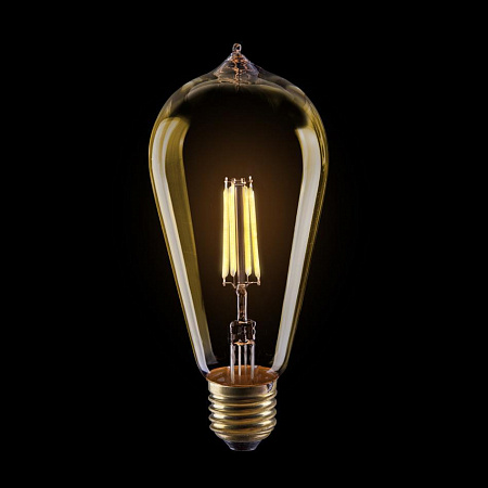 Лампа светодиодная E27 6W 2800К колба золотая VG10-ST64Gwarm6W 5526 Лампа светодиодная E27 6W 2800К колба золотая VG10-ST64Gwarm6W 5526