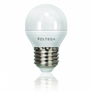 Лампа светодиодная диммируемая E27 5.7W 4000К шар матовый VG2-G2E27cold6W 8442