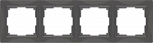 Рамка Snabb Basic на 4 поста серо-коричневый WL03-Frame-04 4690389099069