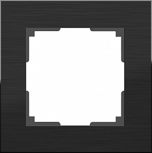 Рамка Aluminium на 1 пост алюминий черный WL11-Frame-01 4690389110443