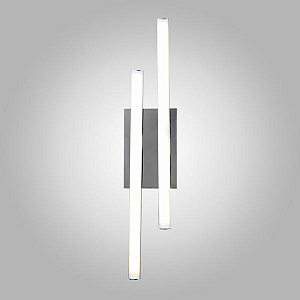 Настенный светодиодный светильник Eurosvet Хай-Тек 90020/2 хром