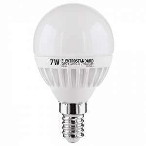 Лампа светодиодная Mini Classic E14 7W 6500K шар матовый 4690389061653
