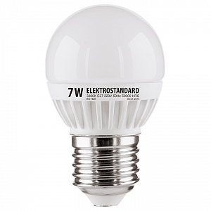 Лампа светодиодная Mini Classic E27 7W 3300K шар матовый 4690389061639