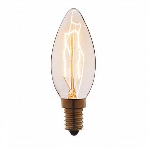 Лампа накаливания E14 25W свеча прозрачная 3525